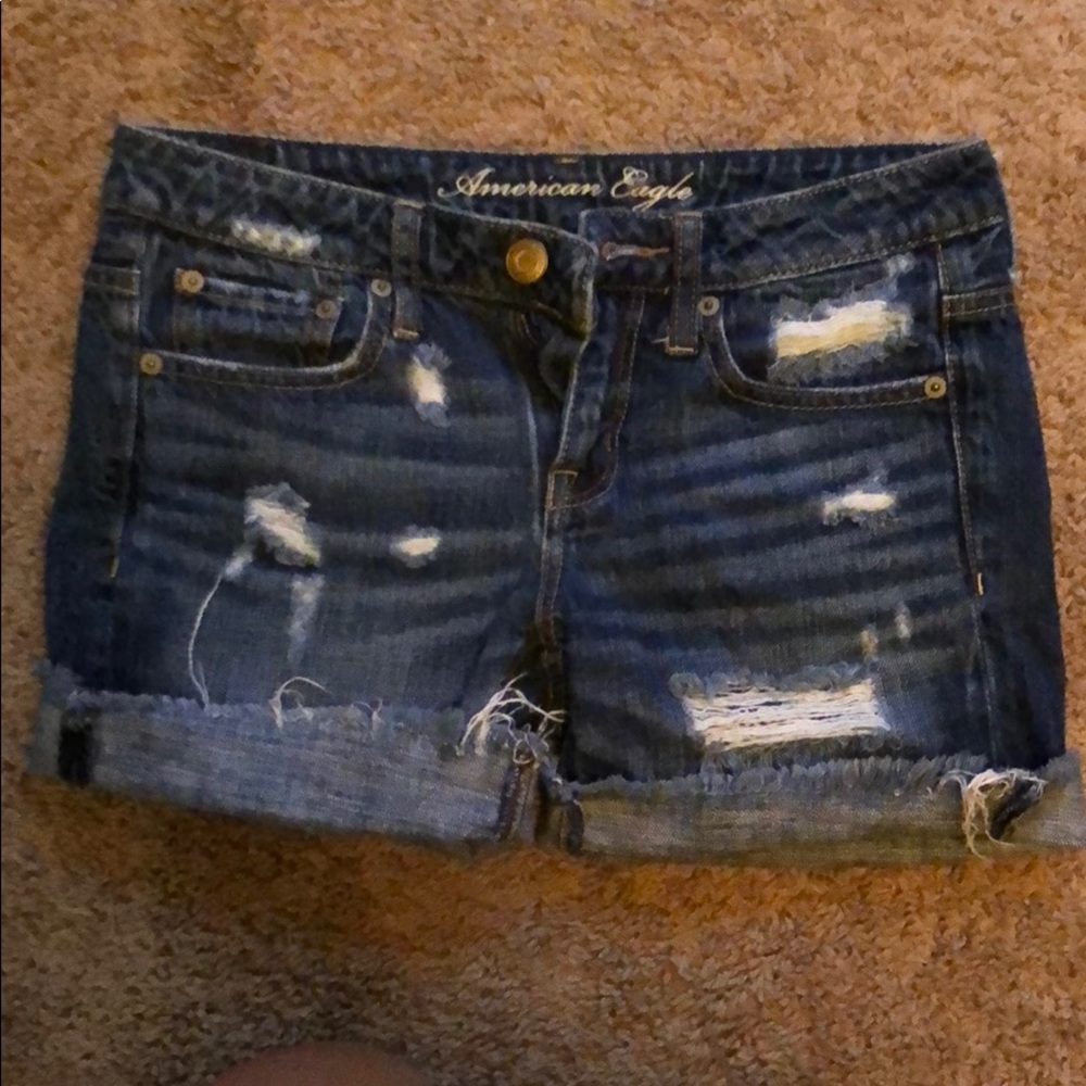 American Eagle jean shorts size 0